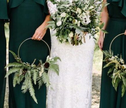 A zöld szín, mint az esküvői megjelenés elemi összetevője