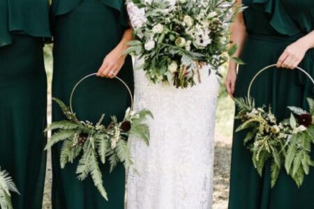 A zöld szín, mint az esküvői megjelenés elemi összetevője